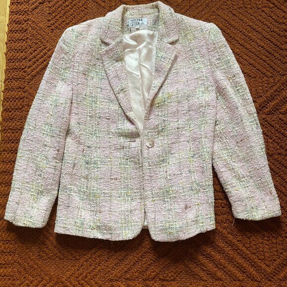 Helena Stern PARIS Pink Preloved Blazer/Jacket, size FR 40 - Picture 1 of 7